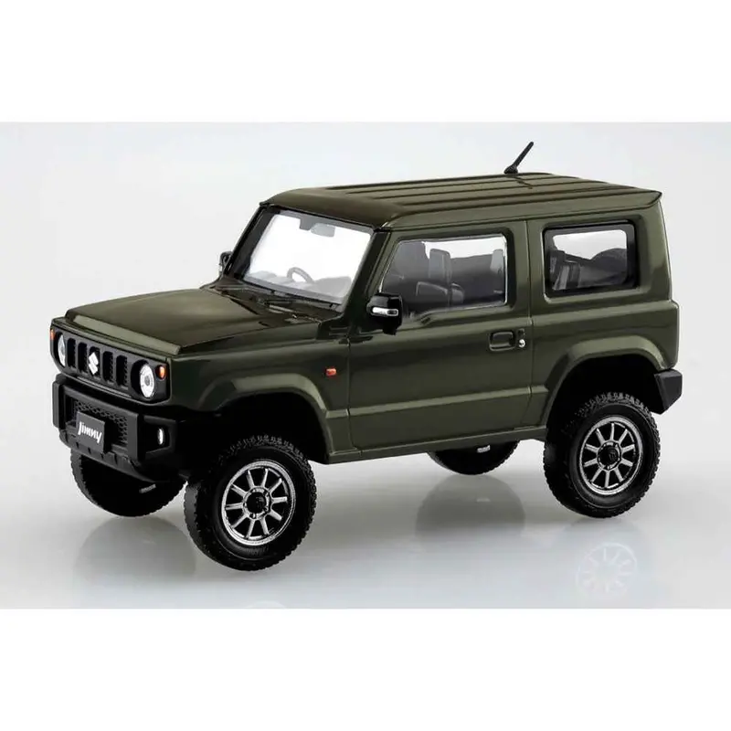 Aoshima 1/32 Snap Suzuki Jb64 Jimny Custom Wheel Jungle Green 1