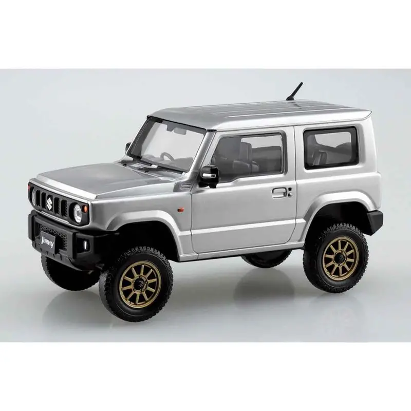 Aoshima 1/32 Snap Suzuki Jb64 Jimny Custom Wheel Silky Silver Metallic 1