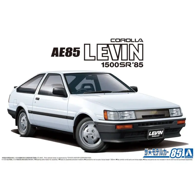 Aoshima A005968 1/24 Toyota Ae85 Corolla Levin 1500Sr '85 1