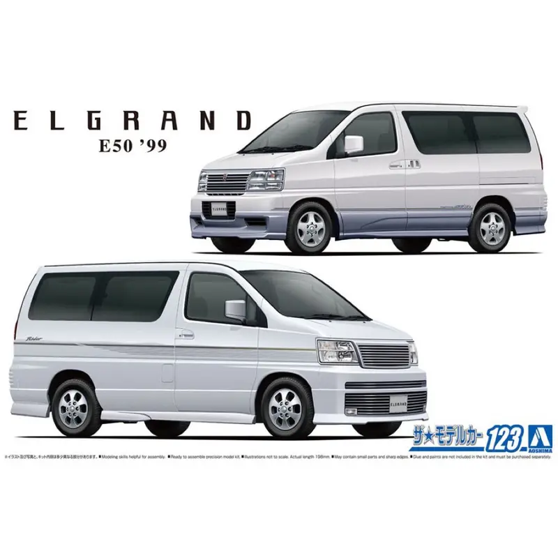 Aoshima A006136 1/24 Nissan E50 Elgrand '99 1