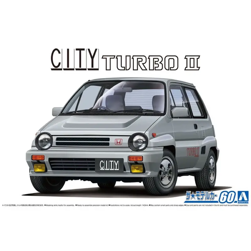 Aoshima A006388 1/24 Honda Aa City Turbo Ii 85 1