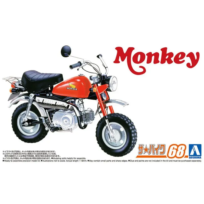 Aoshima A006434 1/12 Honda Z50j-1 Monkey '78 1