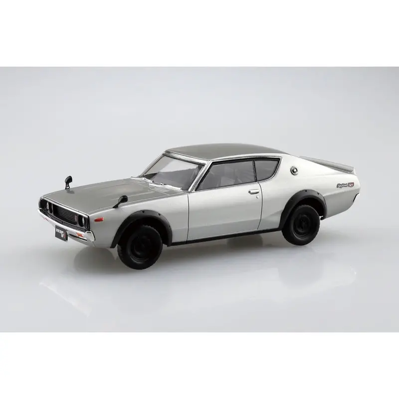 Aoshima A006464 1/32 Nissan C110 Skyline Gt-R Silver Snap Kit 2