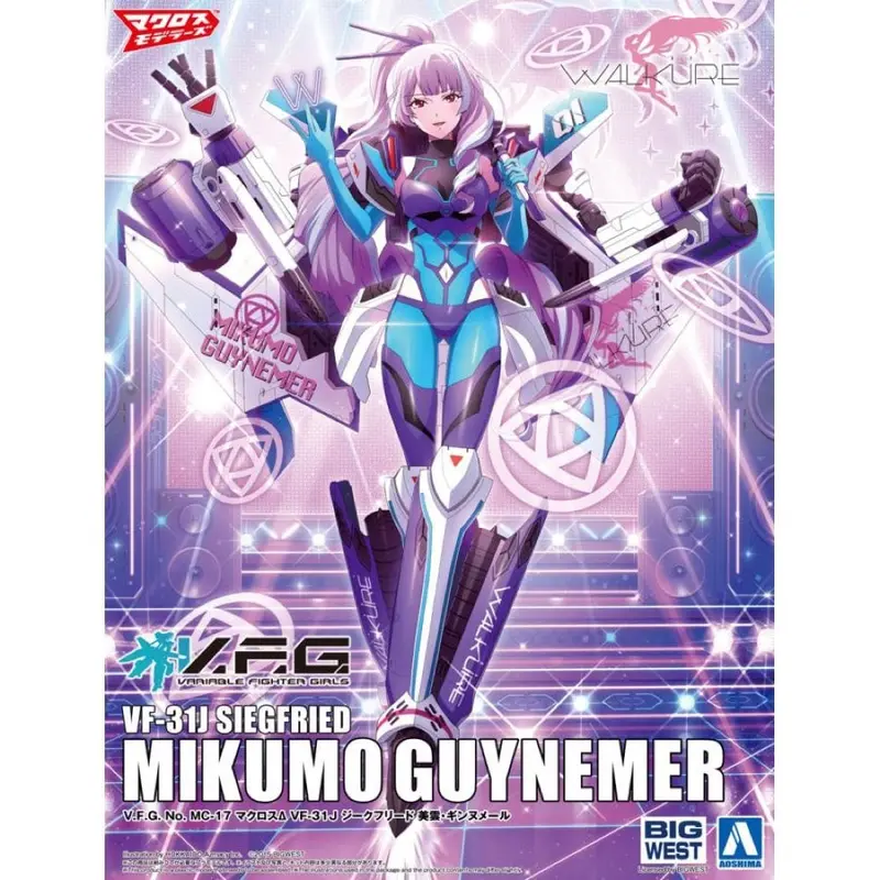 Aoshima A006528 Non Scale Variable Fighter Girls Macross Delta Walkure Mikumo Guynemer 1