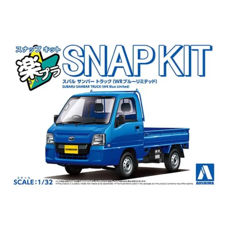 Aoshima A006577 1/32 Snap Subaru Sambar Truck (Wr Blue Limited) 1