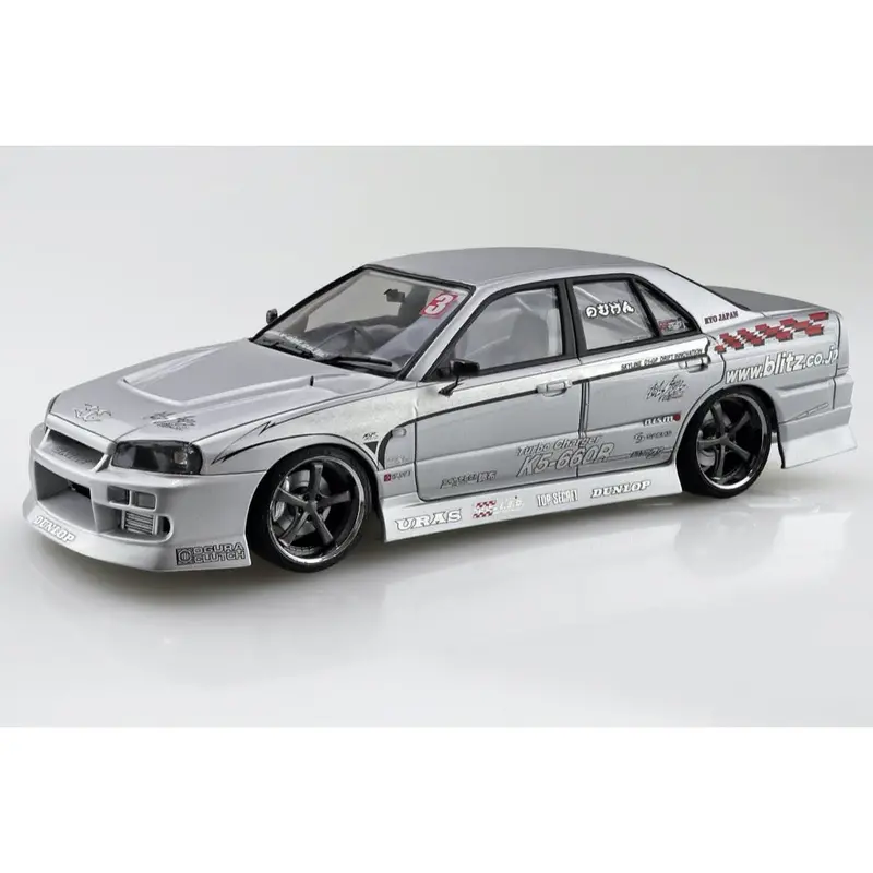 Aoshima A006877 1/24 Uras 2002 D1 Spec Replica Er34 Skyline 2001 (Nissan) 2