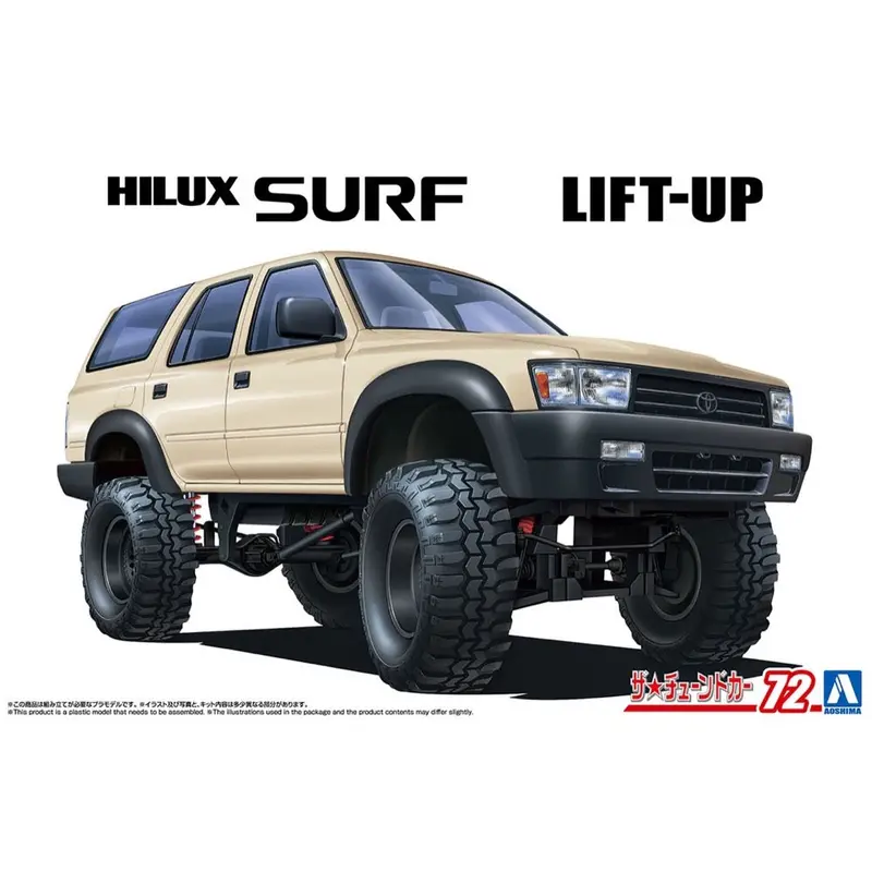 Aoshima A006991 1/24 Toyota Vzn130g Hilux Surf Lift Up 1991 1