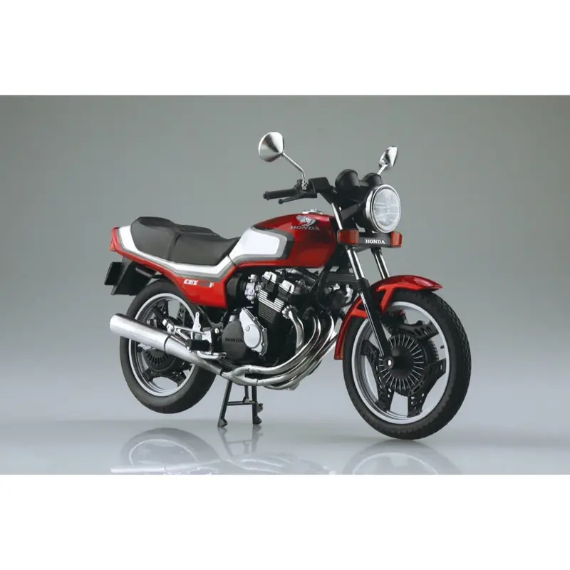 Aoshima A011200 1/12 Diecast Honda Cbx400f Candy Alamoana Red/Pearl Shell White 1