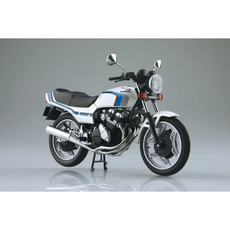 Aoshima A011201 1/12 Diecast Honda Cbx400f Pearl Shell White Cbx550f Ver. 1