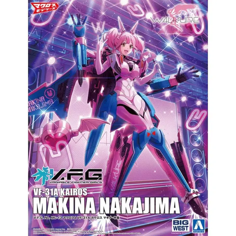 Aoshima A020055 Non Scale Variable Fighter Girls Macross Delta Walkure Makina 1