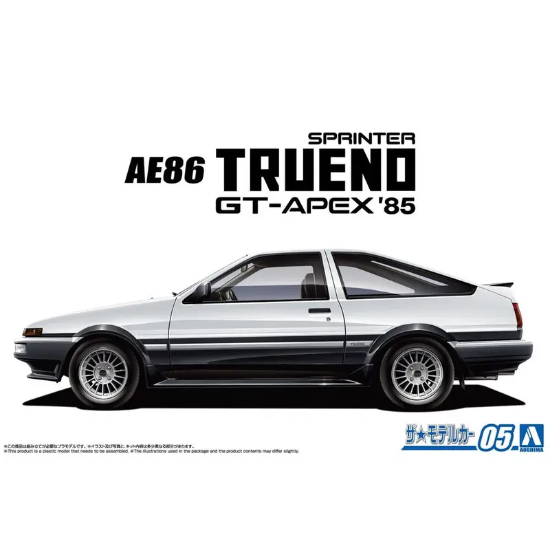 Aoshima A020057 1/24 Toyota Ae86 Sprinter Trueno Gt-Apex '85 1