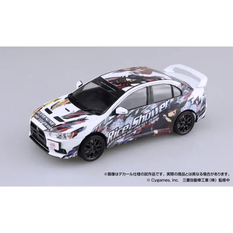 Aoshima A020128 1/24 Umamusume: Pretty Derby Ver.2 Cz4a Lancer Evolution X Final Edition 2015 (Mitsubishi) 1