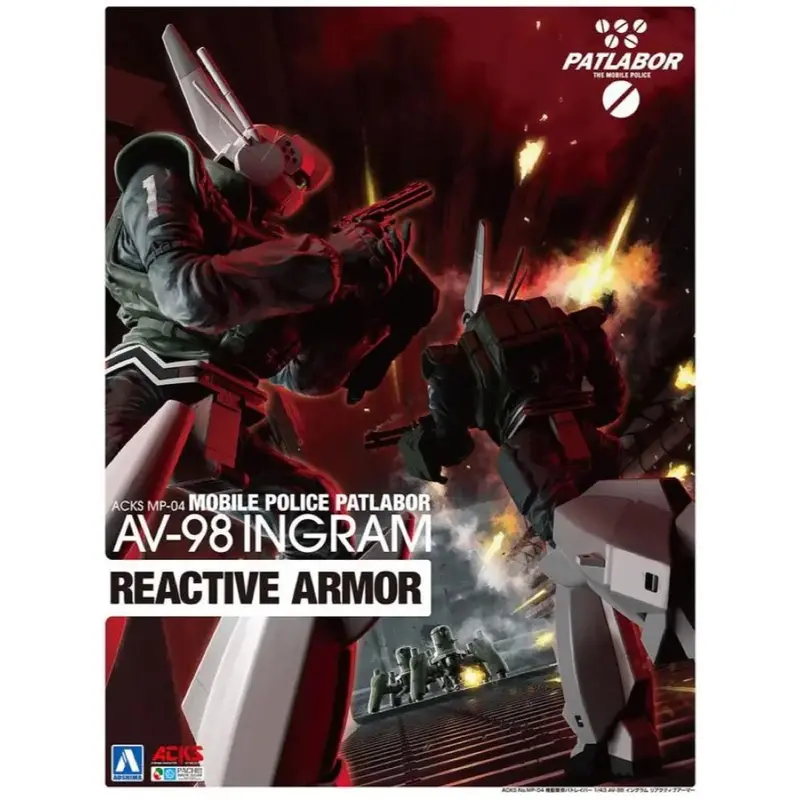 Aoshima A020171 1/43 Mobile Police Patlabor Av-98 Ingram Reactive Armor 1