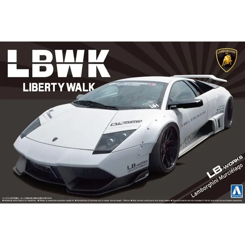 Aoshima A020216 1/24 Lb-Works Lamborghini Murcielago Limited 20 Ver.1 1