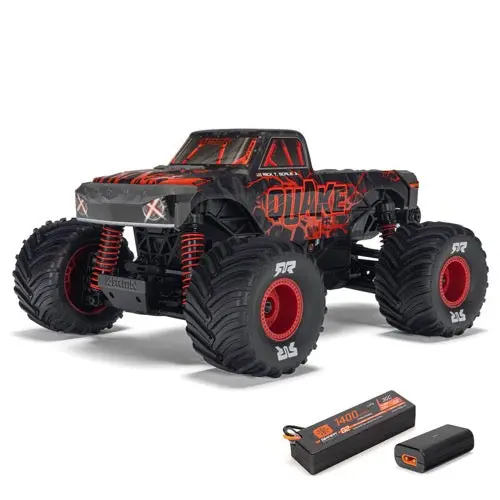 Arrma 1/16 Quake Grom 4X4 Rc Monster Truck (Red) Ara2137t1 1
