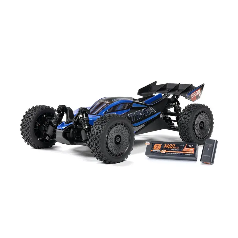 Arrma 1/18 Typhon Grom 4X4 Rc Buggy (Blue) Ara2306st2 1