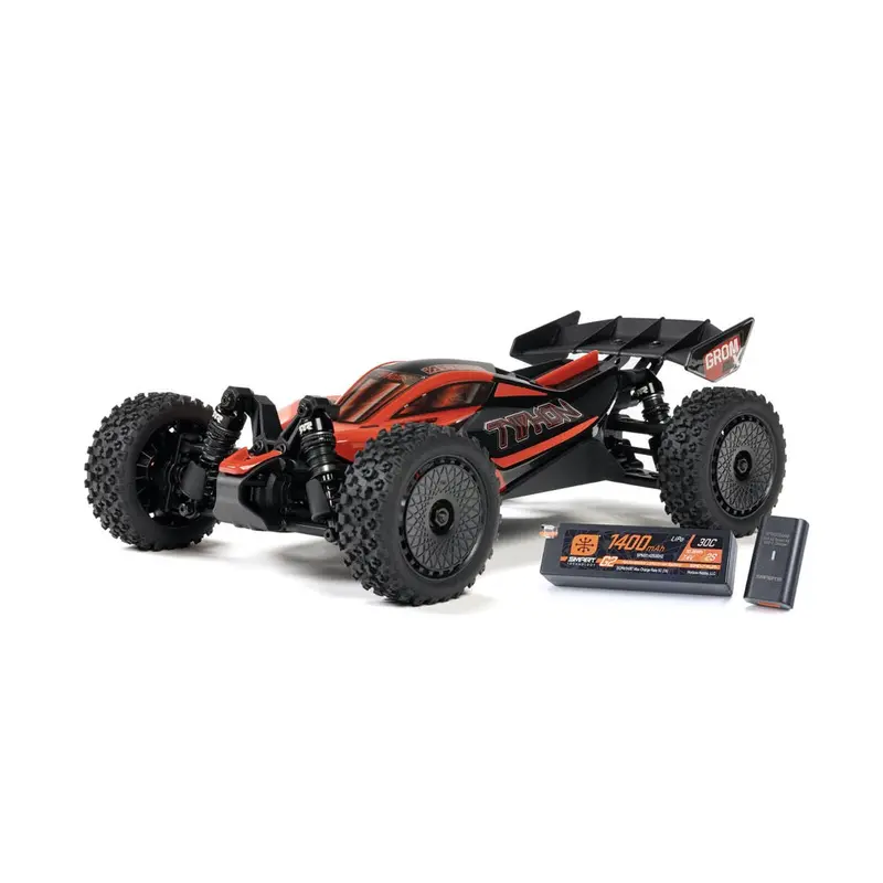 Arrma 1/18 Typhon Grom 4X4 Rc Buggy (Red) Ara2306st1 1