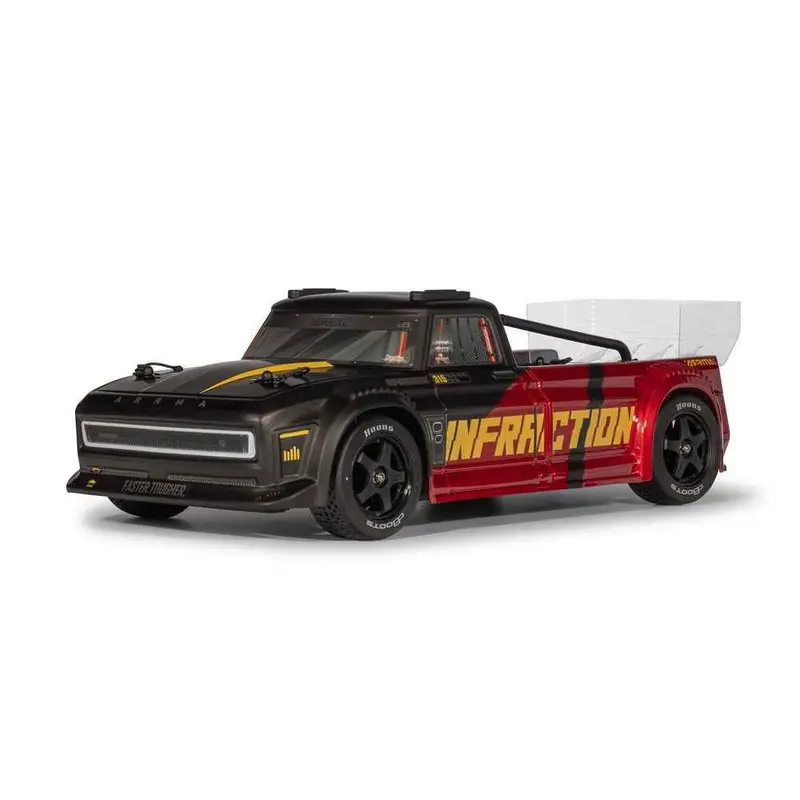 Arrma 1/8 Infraction 223S Blx Dsc 4X4 Rc Car (Black/Red) Ara4315v4t2 1