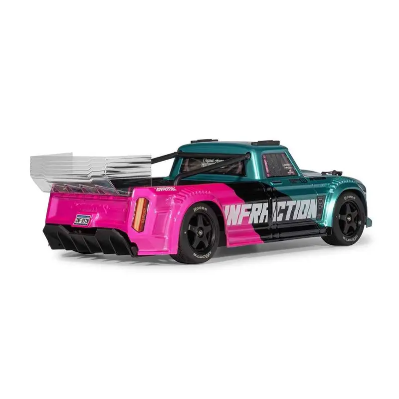 Arrma 1/8 Infraction 223S Blx Dsc 4X4 Rc Car (Teal/Pink) Ara4315v4t3 2