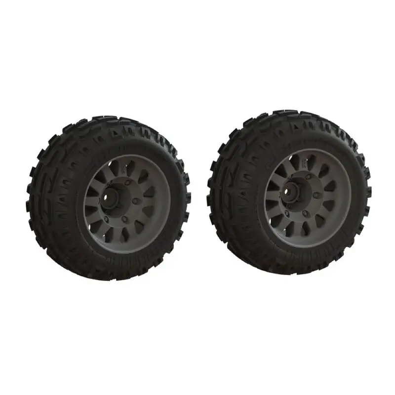 Arrma 1552 Dboots Diunner St Tire Set Glued 2Pcs Vorteks Mega 1