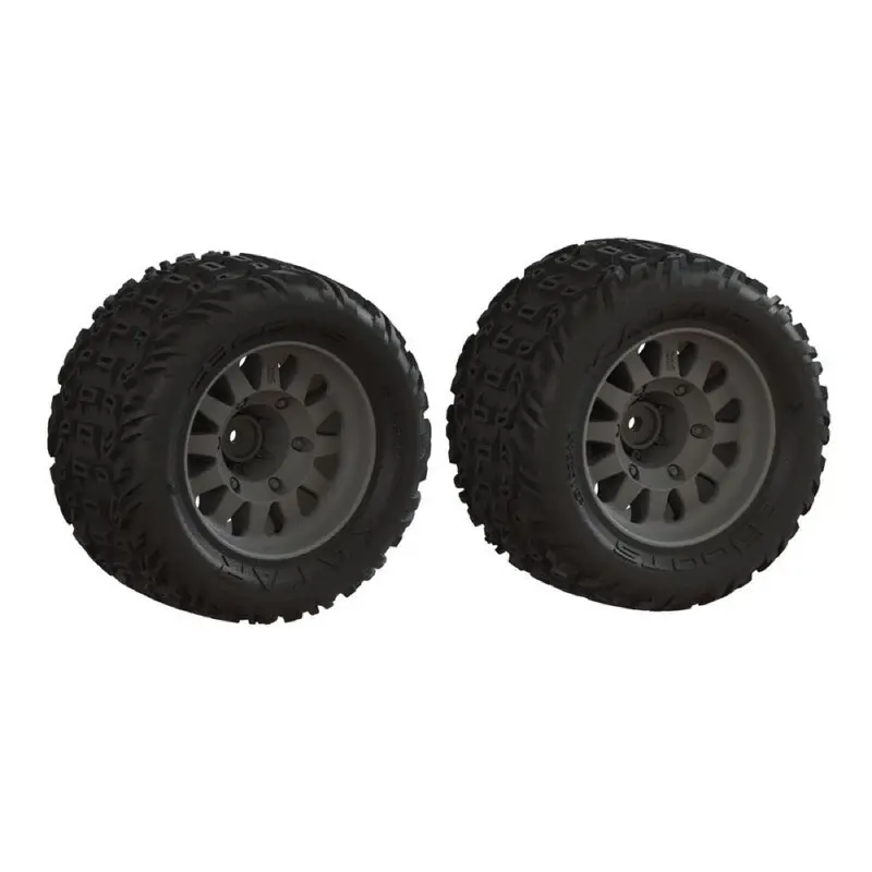 Arrma 1553 Dboots Katar Tire Set Glued 2Pcs Vorteks Mega 1
