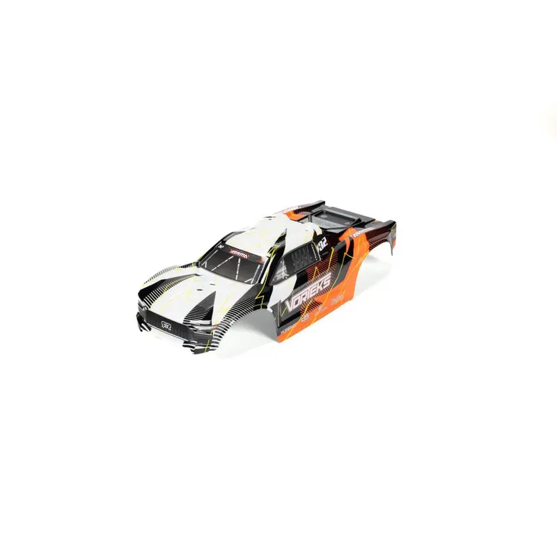 Arrma 1555 Vorteks 2Wd Clipless Painted Body Set Orange 1