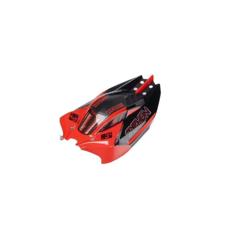 Arrma 1561 Typhon Grom Blx Body, Red And Black 1