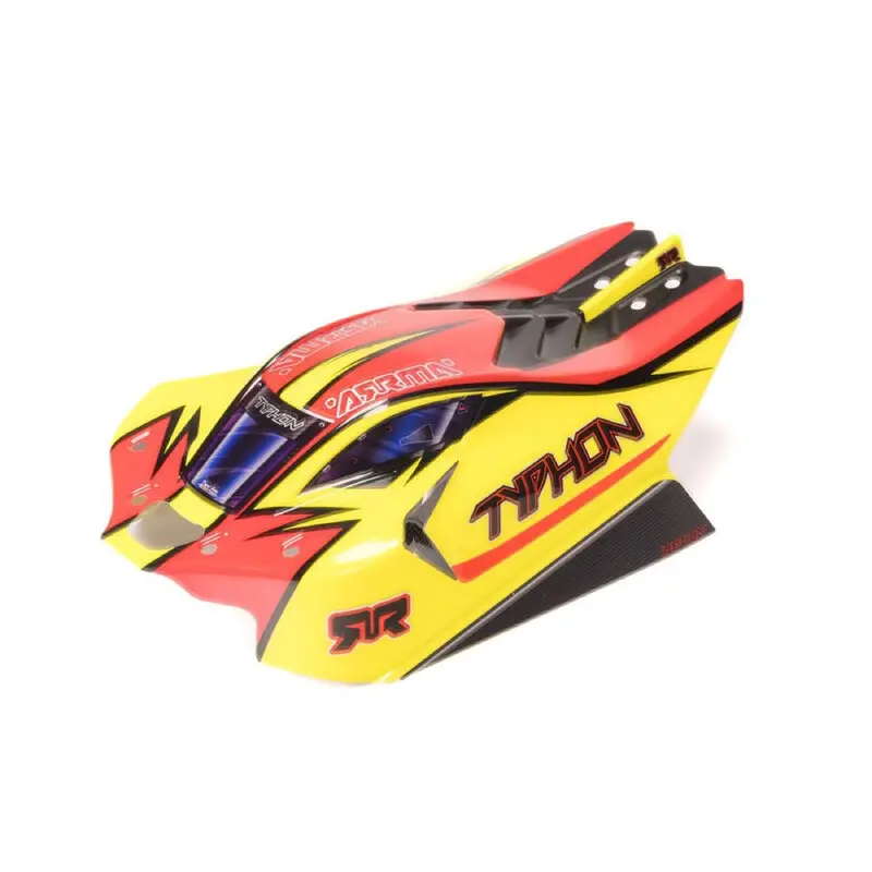 Arrma 2250 Yellow/Red Painted Body Typhon V4 1