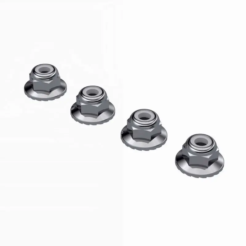 Arrma 2472 M4 Wide Flanged Nyloc Nut 4Pcs 1