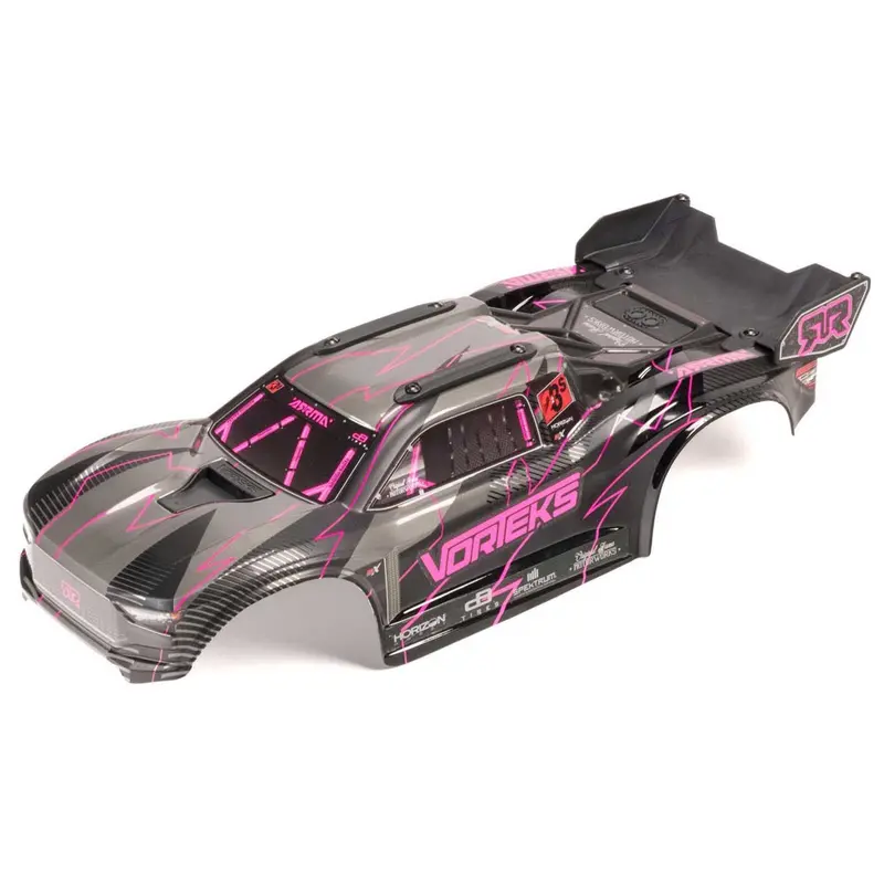 Arrma 2580 Vorteks 2Wd 223S Painted Body With Hidden Body Mount Pink/Black 1