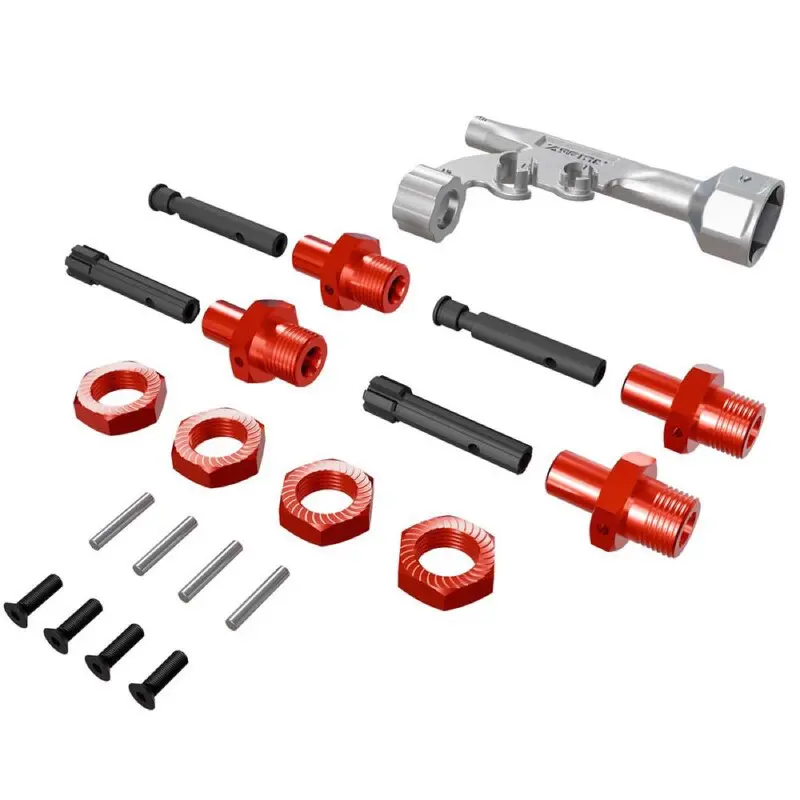 Arrma 3150 +10Mm Offset 17Mm Wheel Hex Conversion For Threaded Axles 1