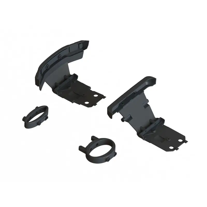 Arrma Ara-1293 Front And Rear Bumper And Loop Set Big Rock V4 1