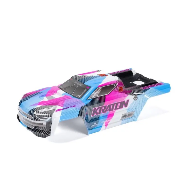Arrma Ara-1518 Painted Decaled And Trimmed Body Kraton 6S Blue And Pink 1