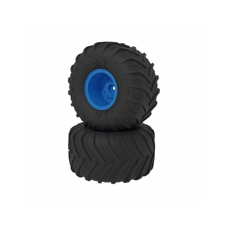 Arrma Ara-2530 Dboots Chevron Mt Tyre Set Glued Blue 1