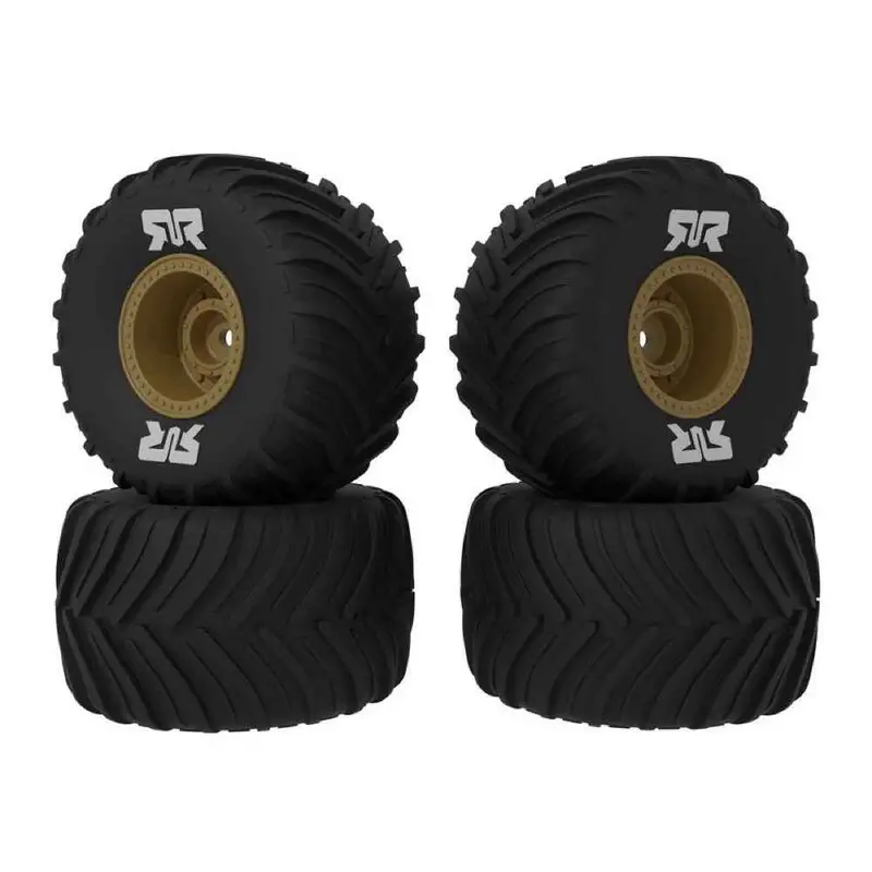 Arrma Ara-2586 Dboots Chevron Mt Tyre Set Glued Bronze 1