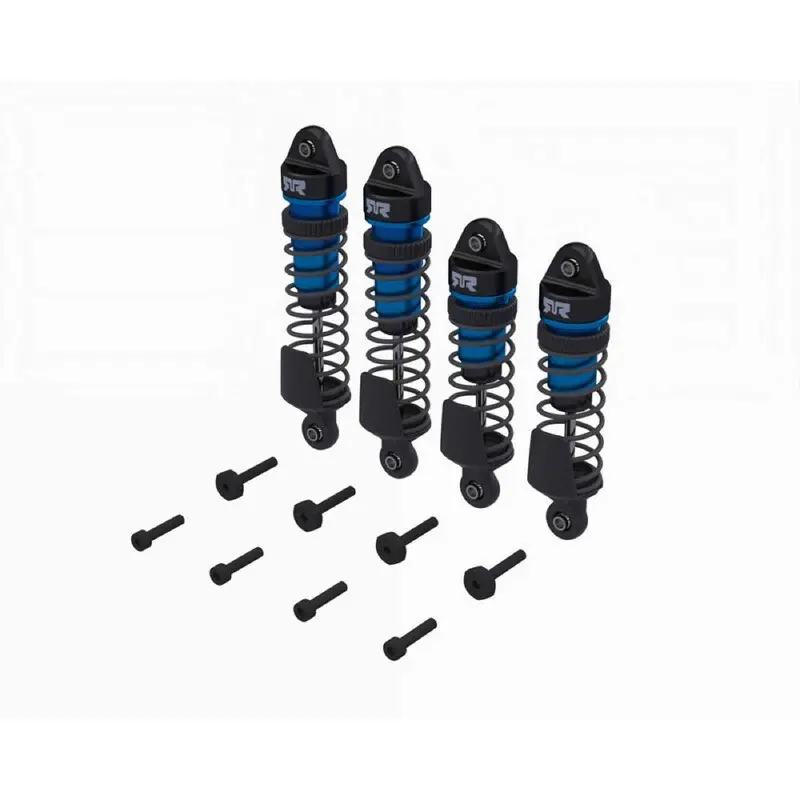 Arrma Ara-2671 Assembled F/R Shock Set With 700Cst Oil 4Pcs Blue 1