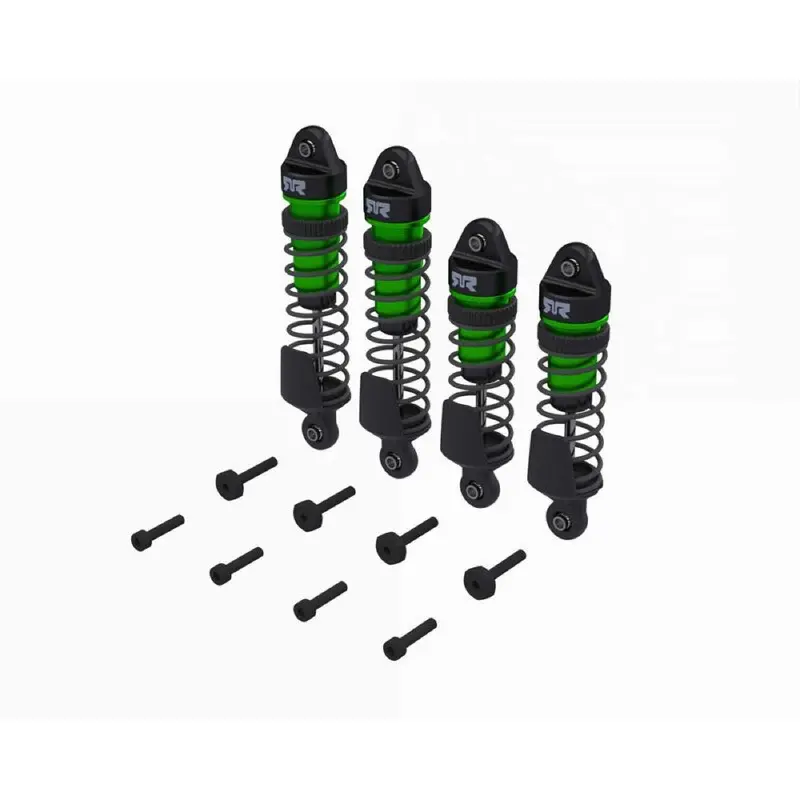 Arrma Ara-2763 Assembled F/R Shock Set With 700Cst Oil 4Pcs Green 1