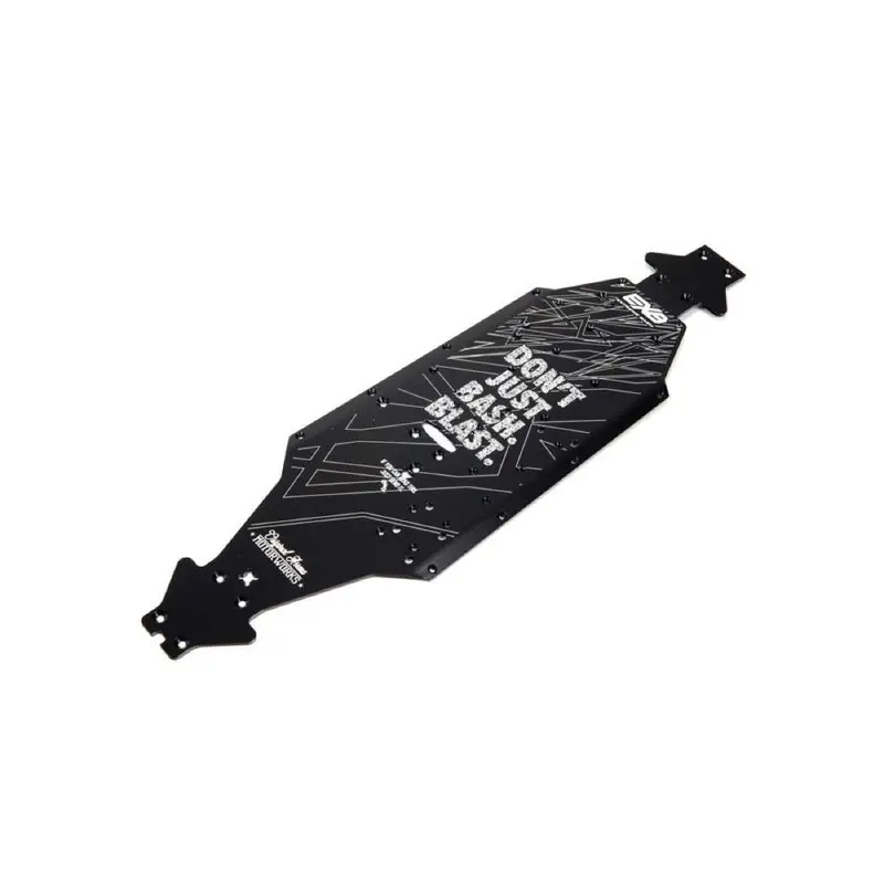 Arrma Ara320571 Aluminum Chassis Cnc 7075 T6 Lwb Black Ar320571 1