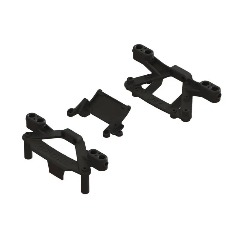 Arrma Ara320586 Upper Bumper / Body Mount Set Ar320586 1