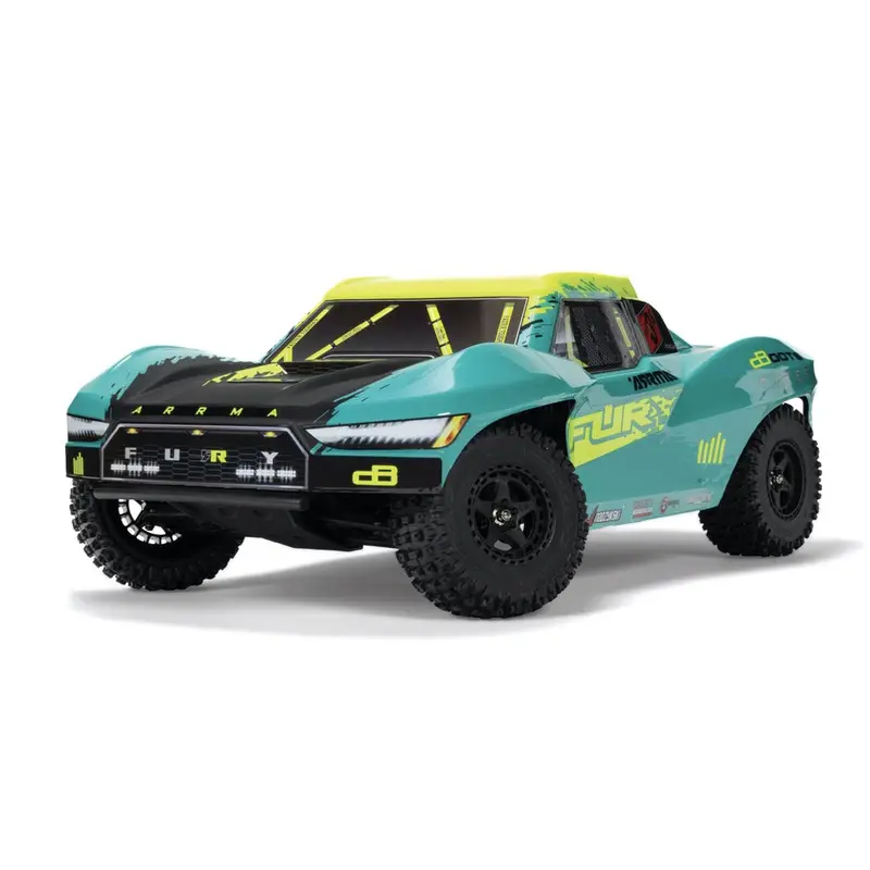 Arrma Ara3521t2 Fury 1/10 2Wd 223S Blx Short Course Truck Rtr Green 1