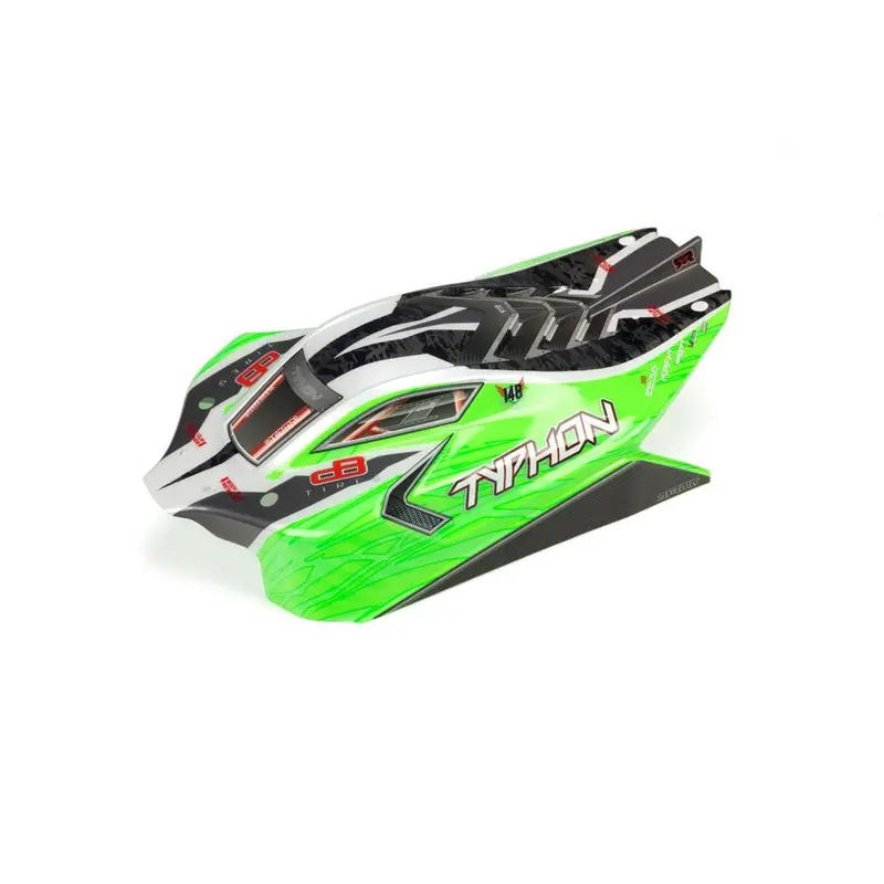 Arrma Ara402272 Typhon 4X4 Mega Painted Body Set Green Ar402272 1