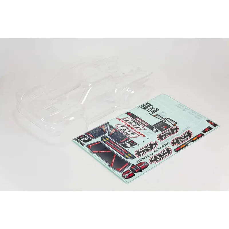 Arrma Ara402313 Senton 4X4 Clear Body With Decals And Window Masks Ar402313 1