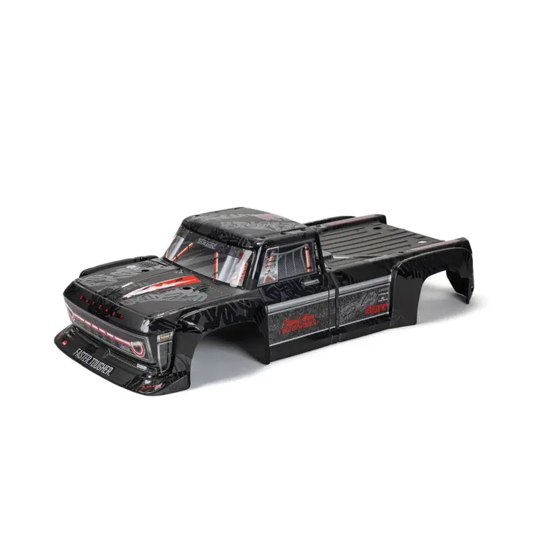 Arrma Ara409012 Outcast 8S Painted Decaled Trimmed Body Black 1