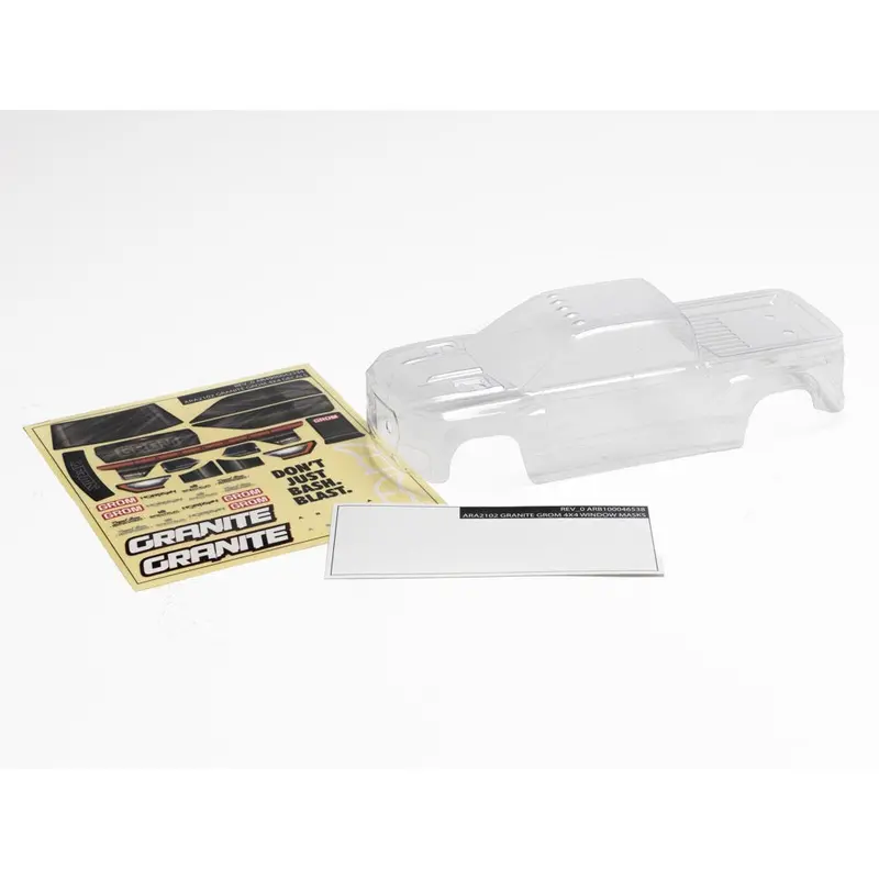 Arrma Ara412004 Clear Body Granite Grom 1