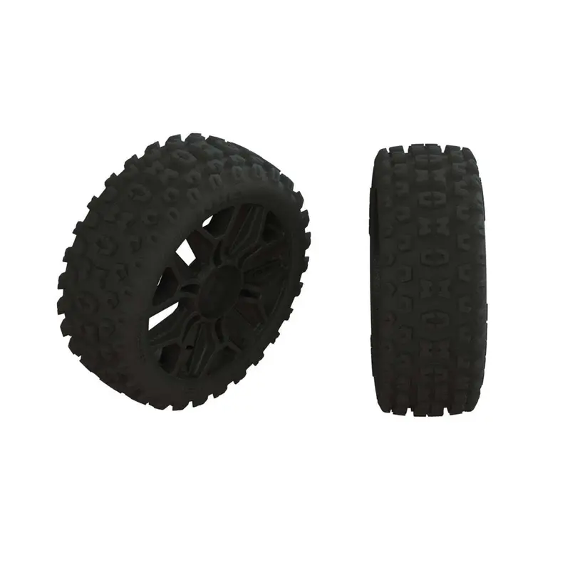 Arrma Ara550088 Dboots 2Ho Tyre Set Glued Gun Metal 2Pcs Ar550088 1