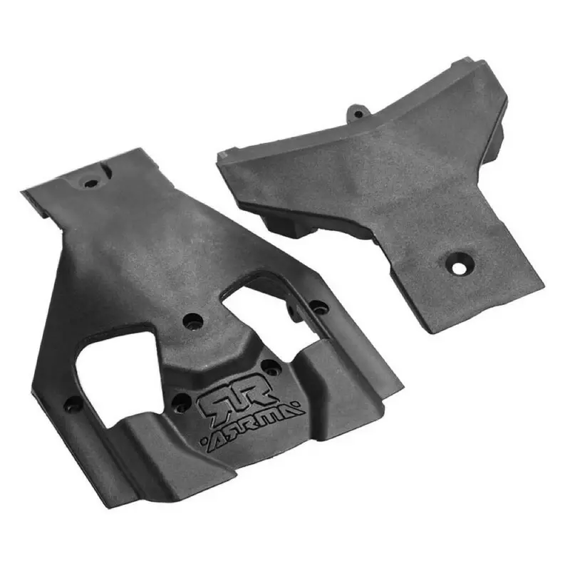 Arrma Arac9256 Steering Skidplate Set Nero Ar320283 1