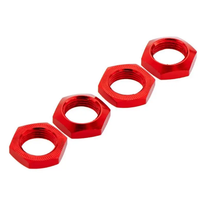 Arrma Arac9428 Aluminium Wheel Nut 17Mm Red Nero 4 Pieces Ar330360 1