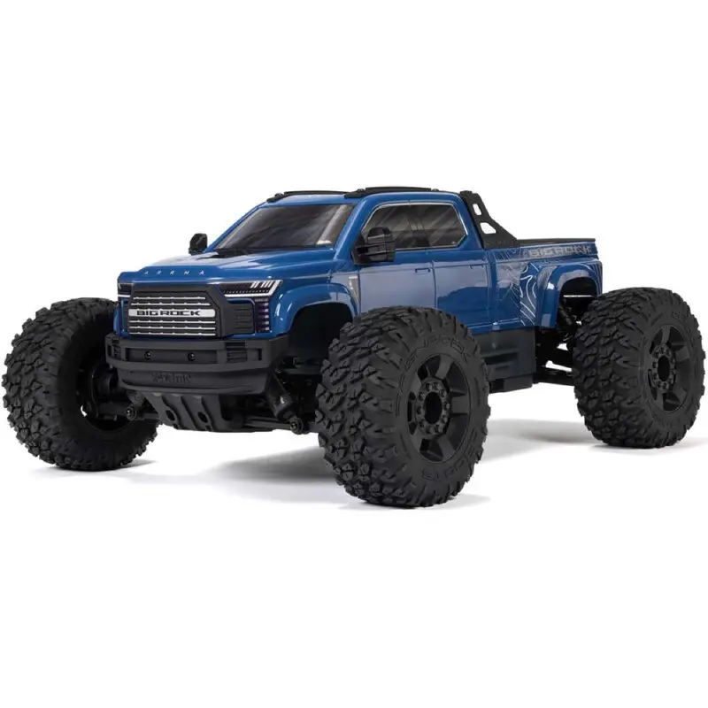 Arrma Big Rock Crew Cab V4 4X4 223S Blx Rc Monster Truck (Blue) Ara4312v4t3 1