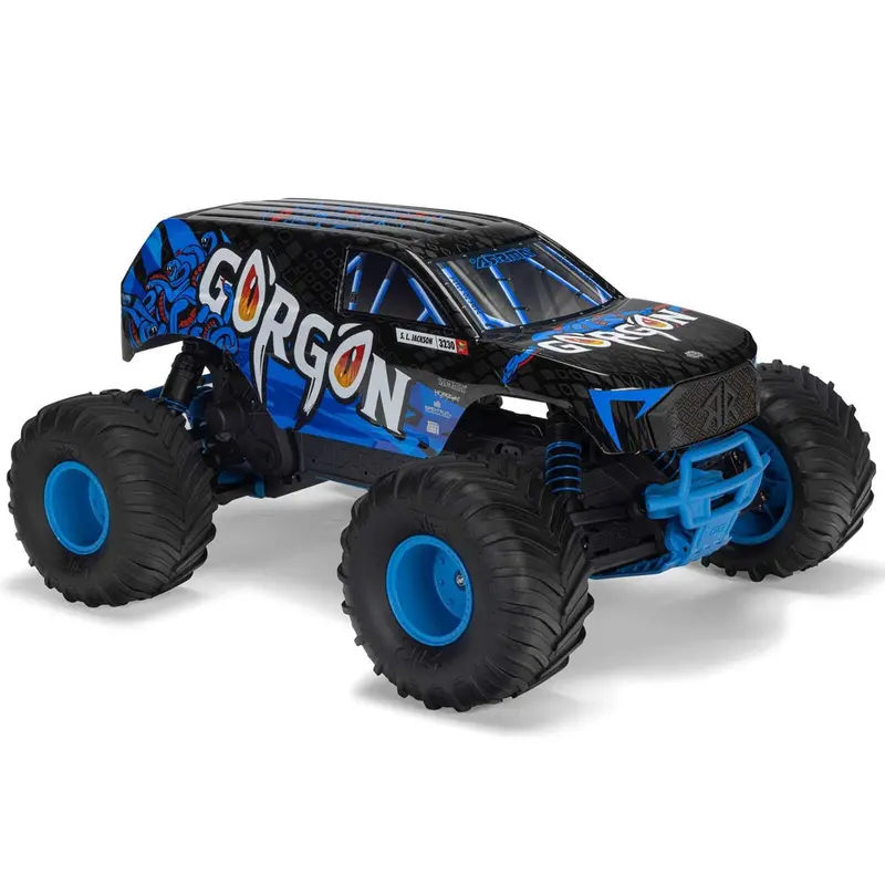 Arrma Gorgon Mega 550 2Wd Rc Monster Truck Blue Ara3230st5 1