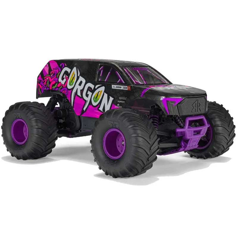 Arrma Gorgon Mega 550 2Wd Rc Monster Truck Purple Ara3230st4 1